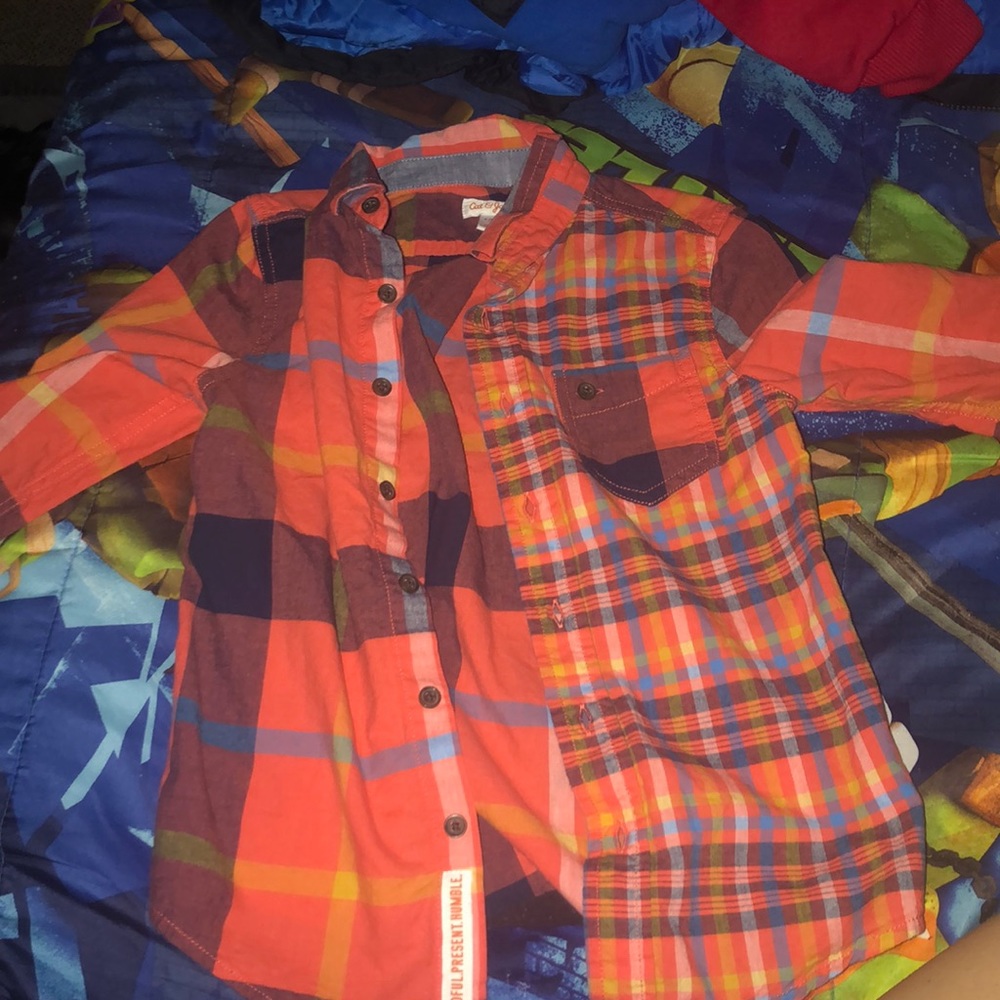 Boy kids button up shirt